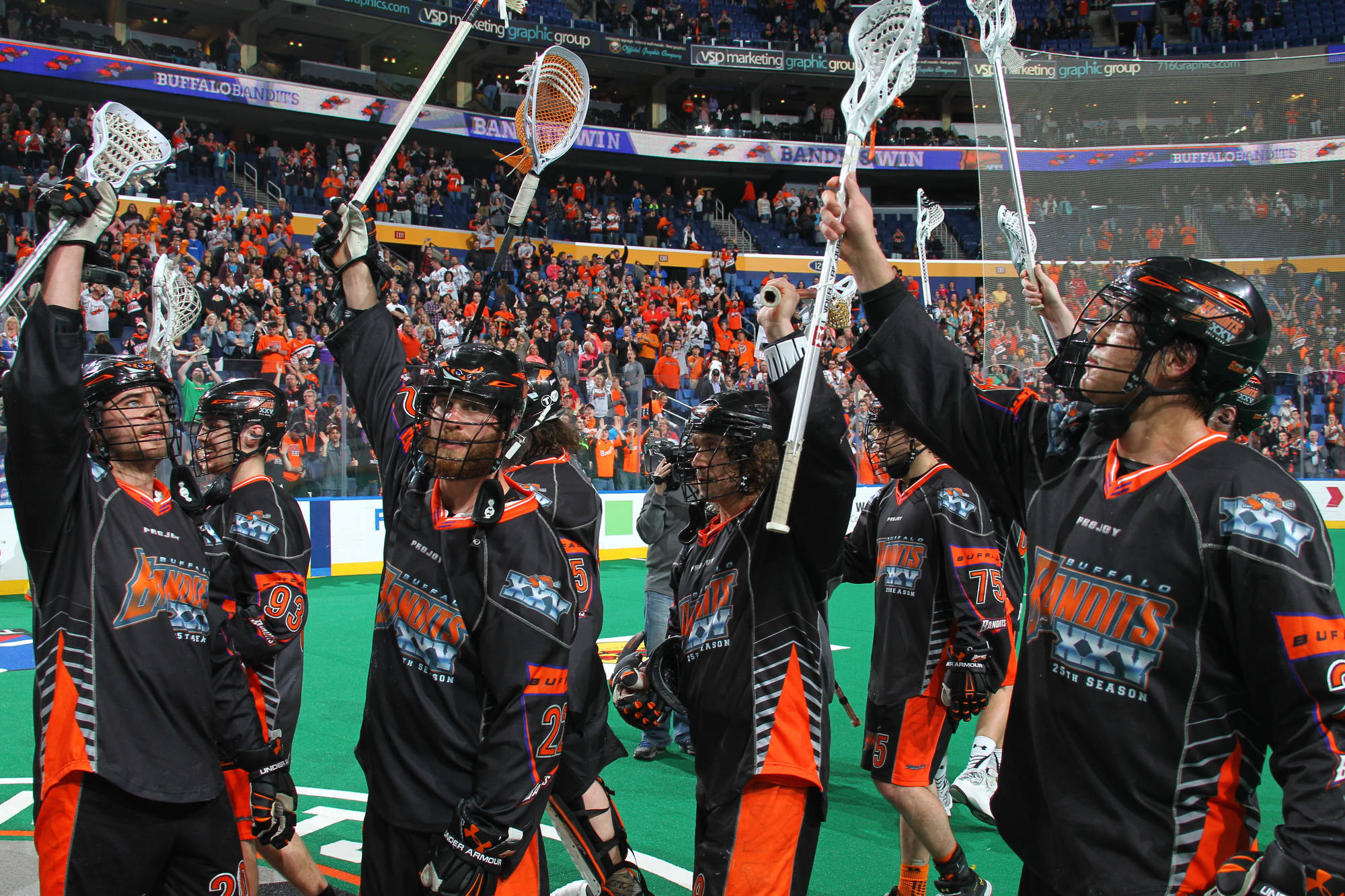 One Buffalo: Bandits Take First With 12-7 Win Over Black Wolves - NLL