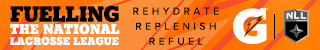 Banner for Gatorade promoting hydration, featuring the text 