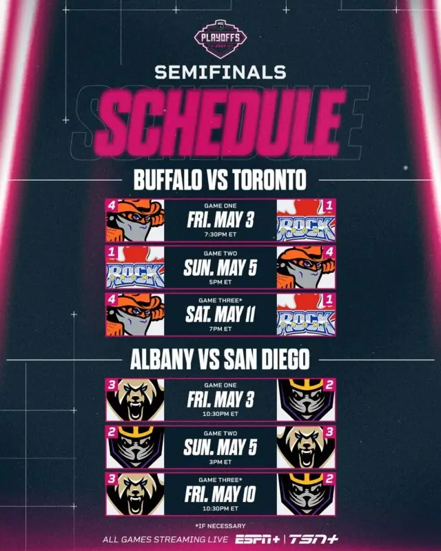 A look ahead to the semifinals of the NLL Playoffs 👀