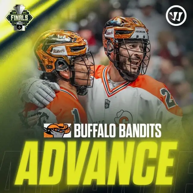 🚨 The Buffalo Bandits have punched their ticket to the NLL Finals 🚨

@warriorlax
