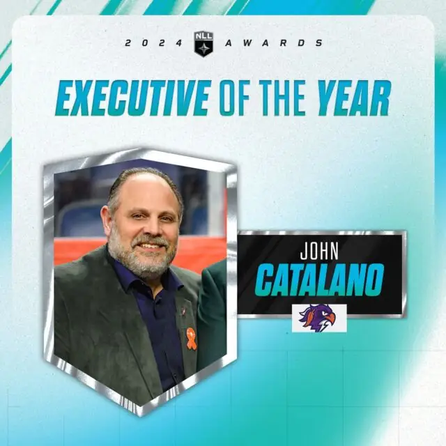 Halifax Thunderbirds President & CEO John Catalano is your 2023-24 NLL Executive of the Year!

More information at the link in our bio!