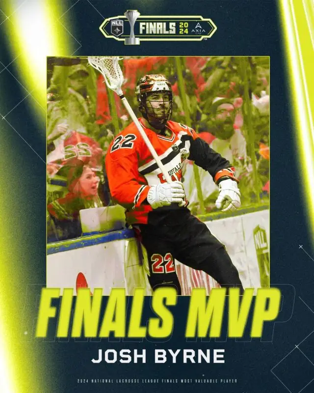 @joshbyrne22 is your 2024 NLL Finals presented by @axiatimellc MVP!