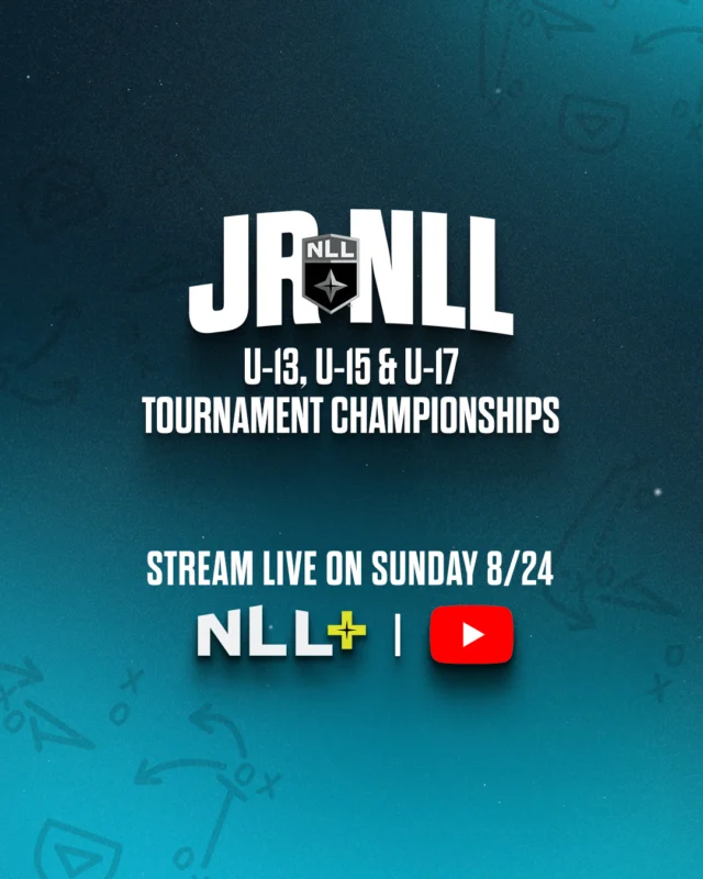Champions Will Rise! 🔥 

Don’t miss the Jr. NLL Championships this Sunday LIVE on NLL+