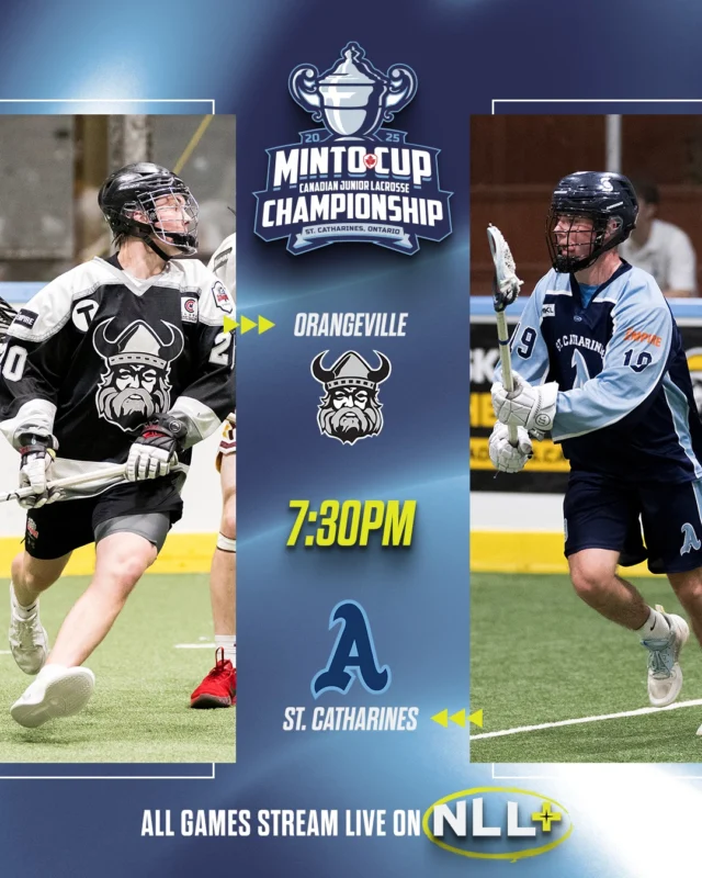 Game 6 on deck!

🥍 @jranorthmen vs.@athleticsjra 
📺 Watch @themintocup live on NLL+