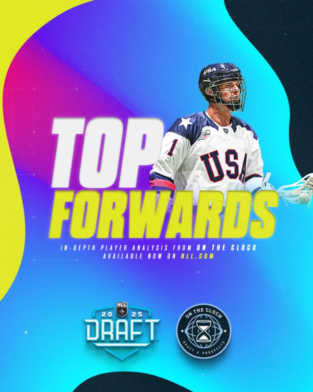 Your guide to the top forwards in the 2025 NLL Draft is live on NLL.com 📋

✍️ by @ontheclocklax