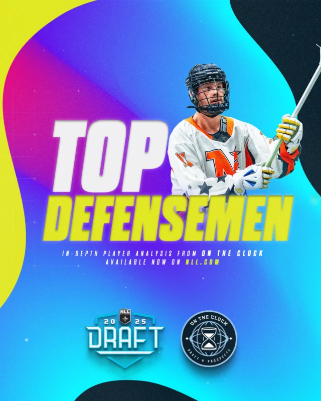 Your guide to the top defensemen in the 2025 NLL Draft is live on NLL.com 📋

✍️ by @ontheclocklax
