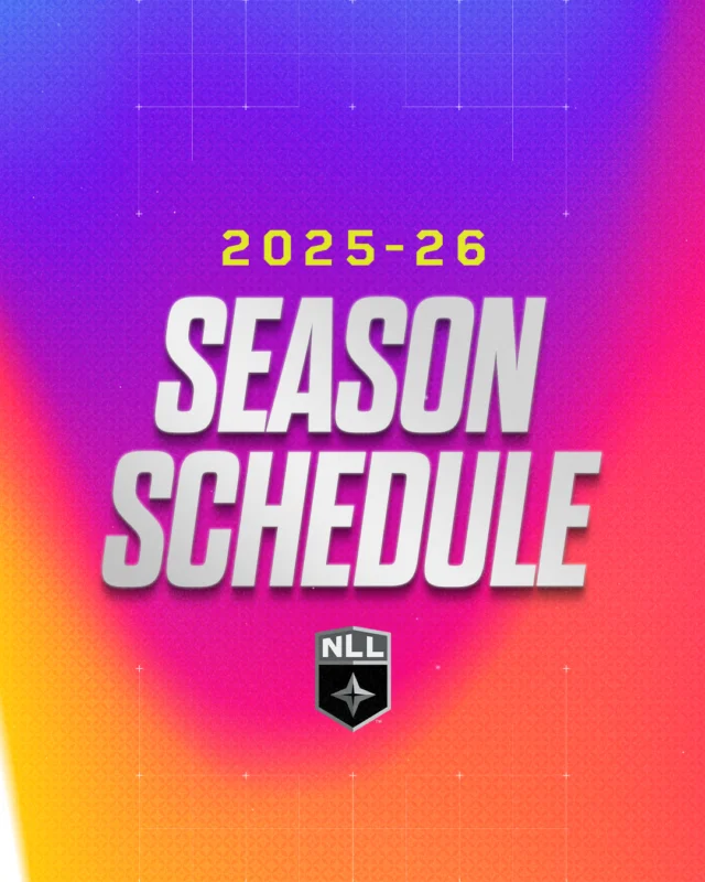 The full 2025-26 NLL Regular Season Schedule is now available on NLL.com 🗓️