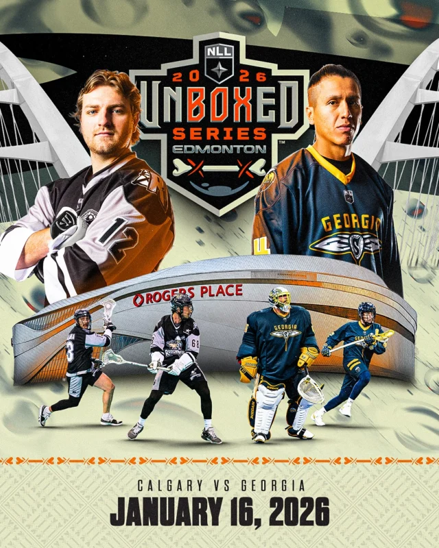 The 2026 NLL #UnBOXedSeries is coming to Edmonton! 

Friday, January 16