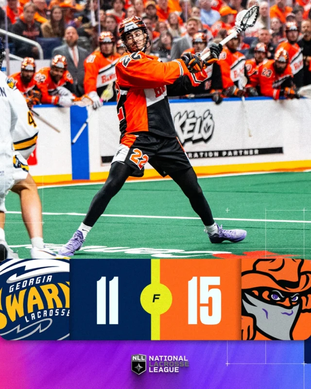 Josh Byrne (2G, 4A) and Dhane Smith (4G, 4A) lead the @NLLBandits to a Week 1 victory over the Georgia Swarm.