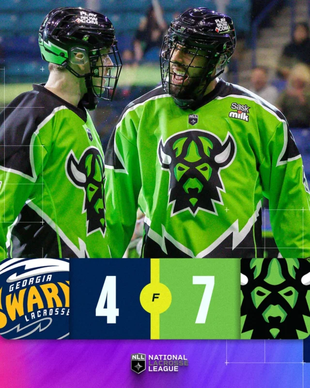 35 saves for Frank Scigliano as @saskrush hold off the Swarm. Their 11 combined goals ties the League record for the lowest scoring game in history!