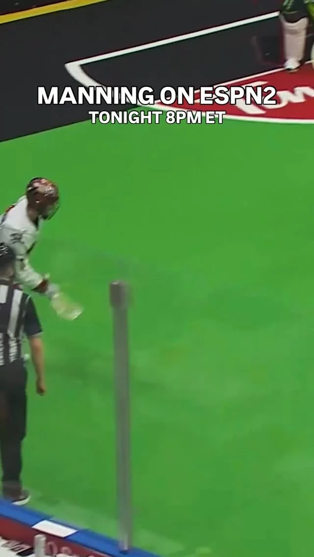 Rookie @noahmanning07 and the @nllroughnecks are set to battle the 3x defending champion Buffalo Bandits in a StubHub NLL Faceoff on ESPN2.

🗓️: TONIGHT at 8PM ET