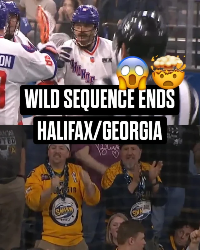 Absolute madness 😱 Halifax caps off a 10-goal fourth quarter by tying the game, but Georgia gets the win!