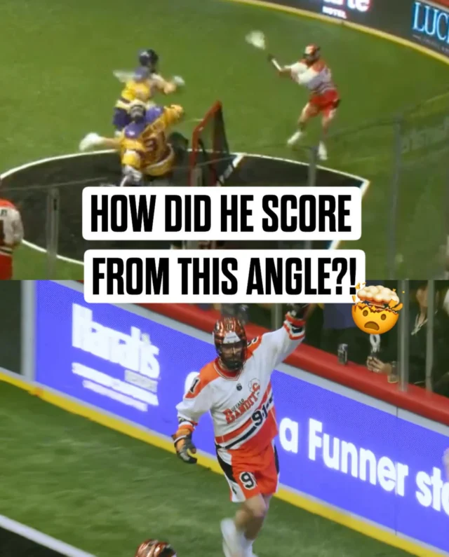 Bucky nets it from a CRAZY angle 👀