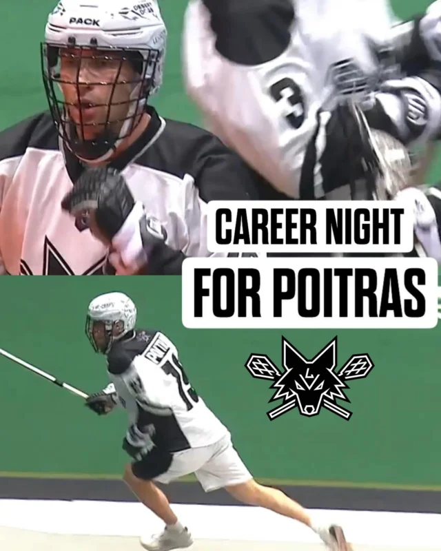 Adam Poitras had a career game with 5G/3A in the @vegasdesertdogs win over Rochester 🐶