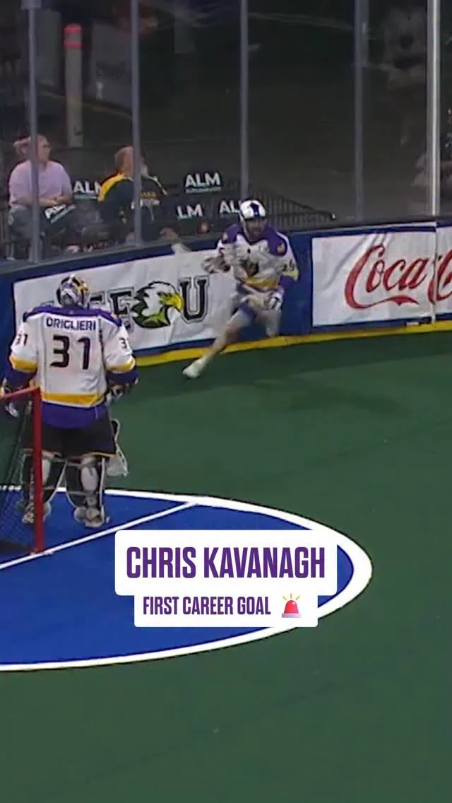 ‼️FIRST CAREER GOAL‼️

@ckavv50 gets his first goal of his NLL career 👏