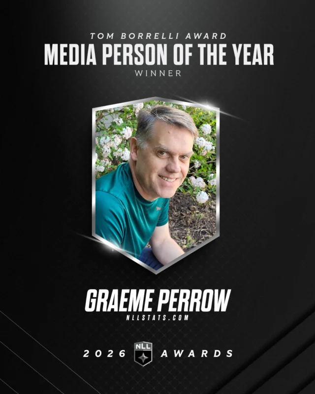Congratulations to Graeme Perrow!

Your 2026 Tom Borrelli Award winner.