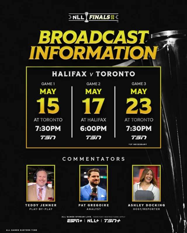 Locked in for the Finals. Here’s how to watch 👀