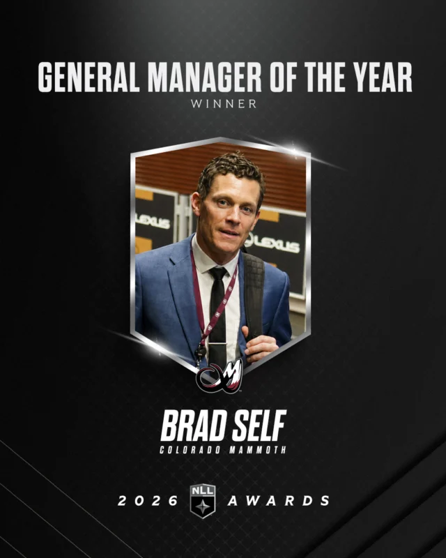 Brad Self, your 2026 GM of the Year. 

Congratulations!👏