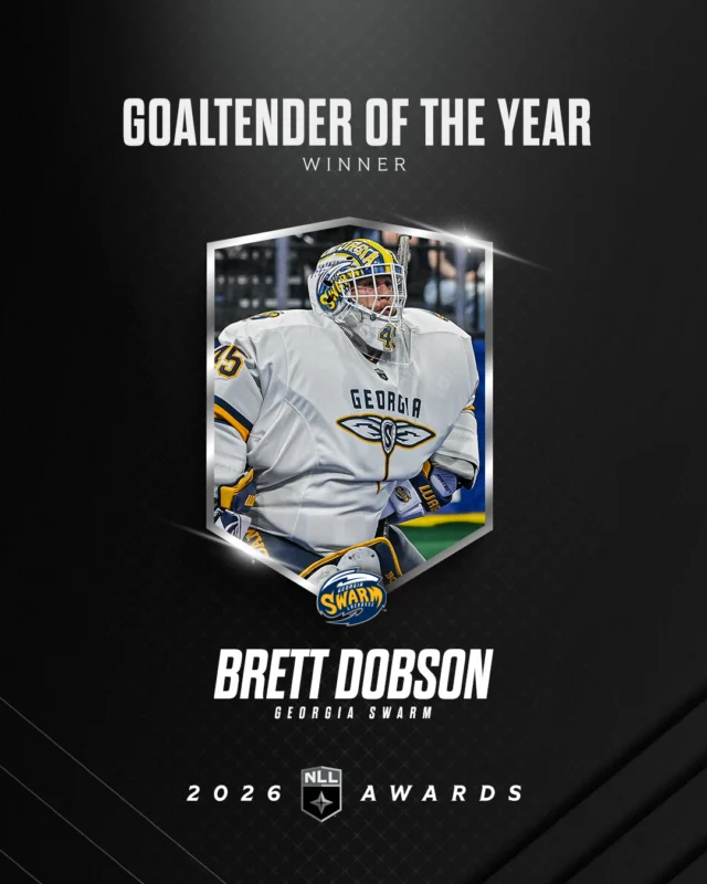 Record books rewritten. ✔️ Goaltender of the Year award earned. ✔️

Congratulations, @bdobson_45 👏