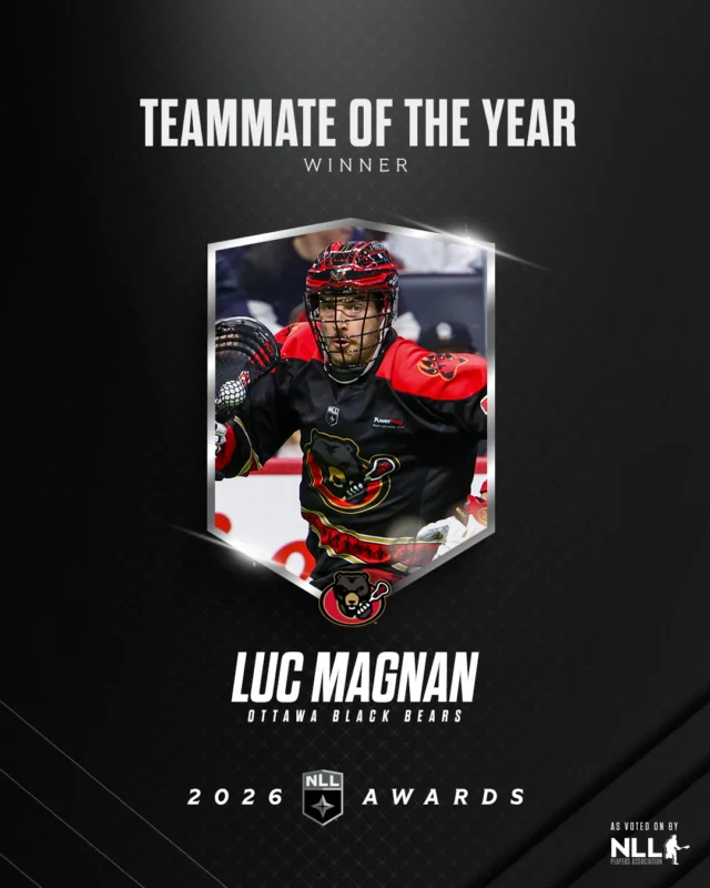 The ultimate teammate🥍

Congratulations to Luc Magnan on the Teammate of the Year Award.