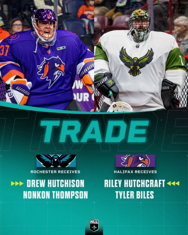 Four players are on the move ‼️

Halifax ↔️ Rochester