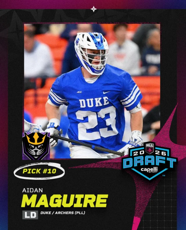 The San Diego Seals select defenseman Aidan Maguire with the No. 10 pick!