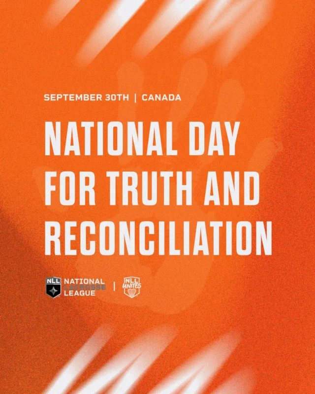 The NLL joins communities across Canada in recognizing National Truth and Reconciliation Day. 🧡